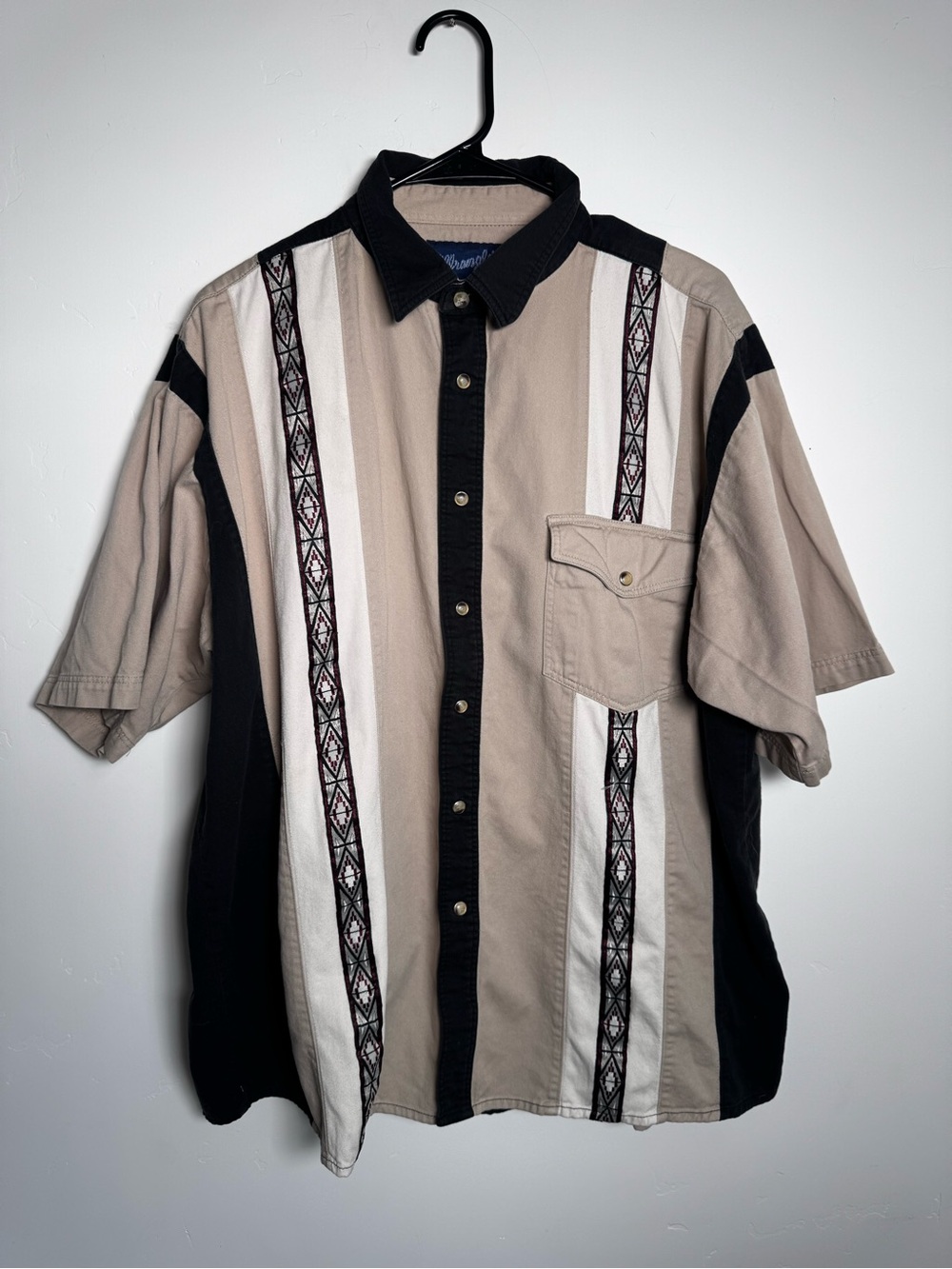 Vintage WRANGLER men’s button up shirt size XL